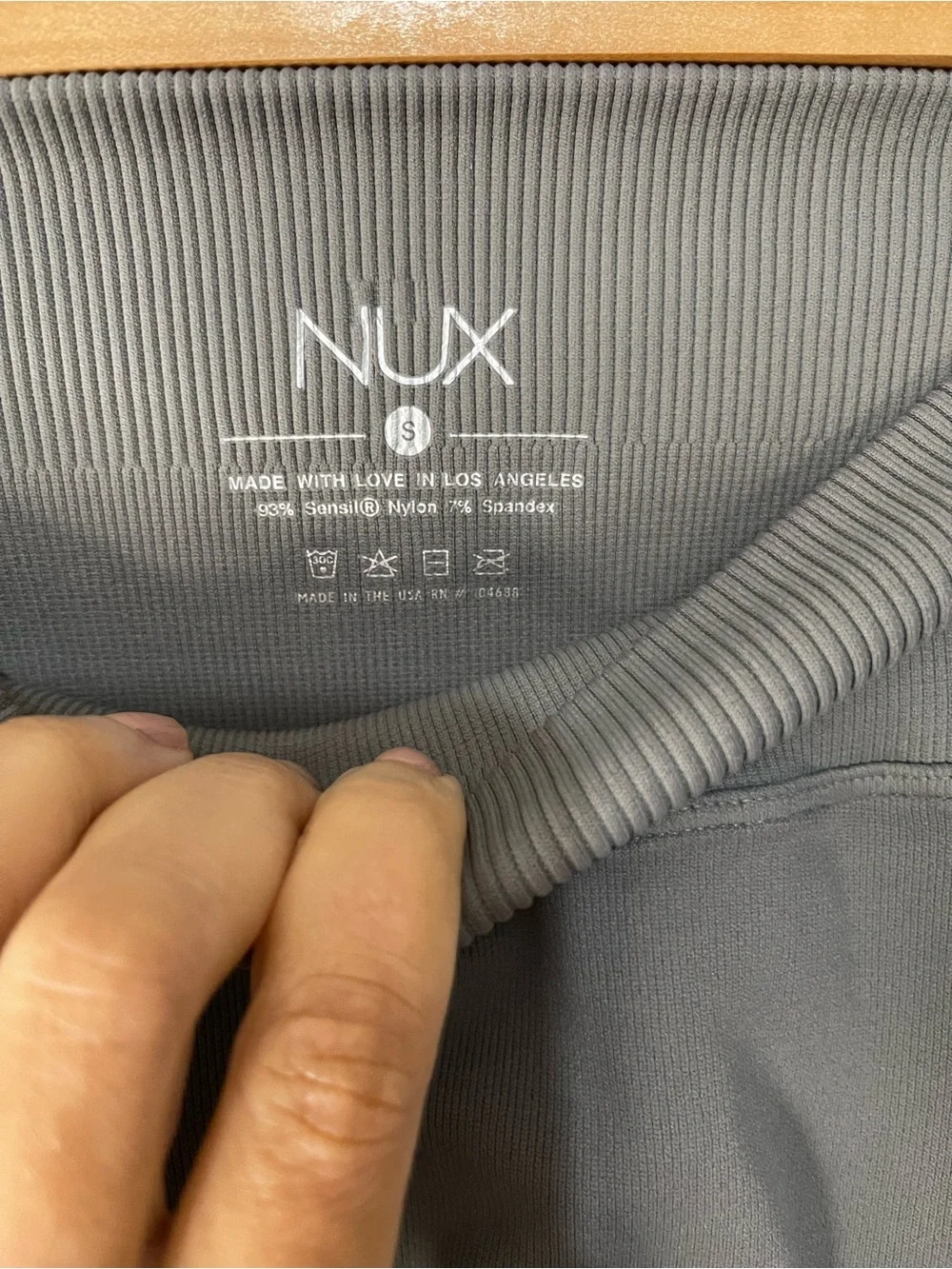 NUX gray nylon